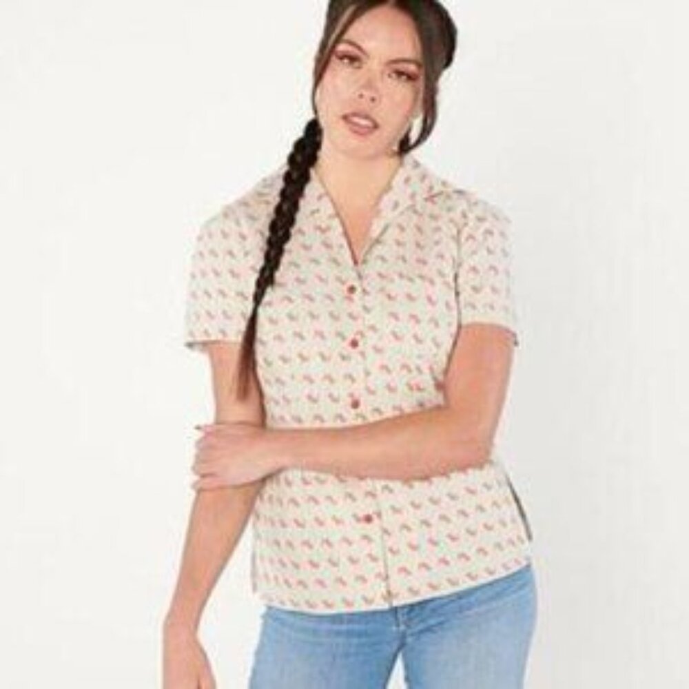 Tuesday of California/Tuesday Bassen Margaret Blouse 1X